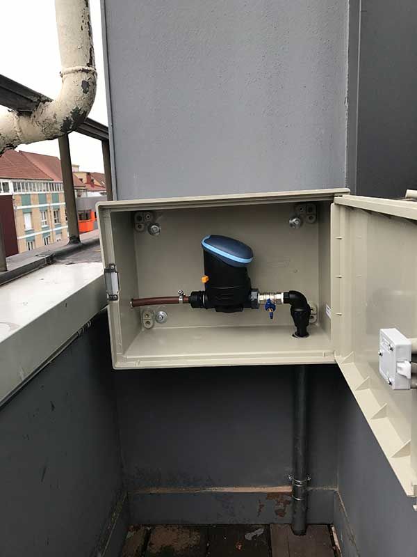 Instalación de riego automático en ático